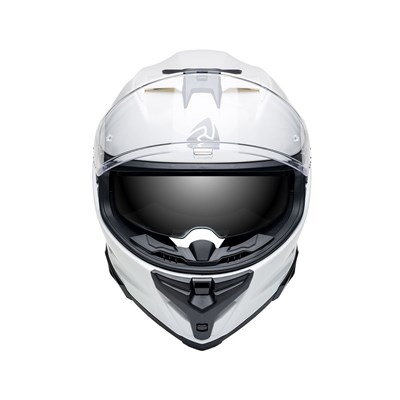 Nukro 912-SV Solid Glossy White Kapalı Kask 