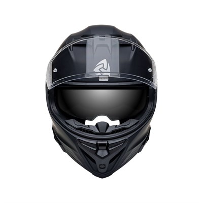 Nukro 912-SV Solid Matt Black Kapalı Kask 