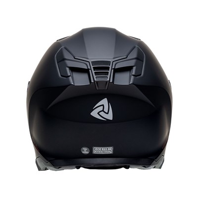 Nukro 912-SV Solid Matt Black Kapalı Kask 