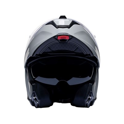Nukro 937-SV Solid Glossy Gray Çene Açılır Kask 