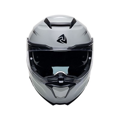 Nukro 937-SV Solid Glossy Gray Çene Açılır Kask 