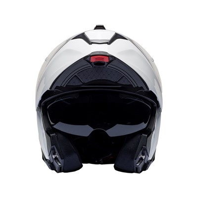 Nukro 937-SV Solid Glossy White Çene Açılır Kask 