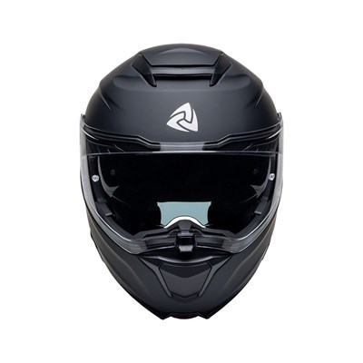 Nukro 937-SV Solid Matte Black Çene Açılır Kask 