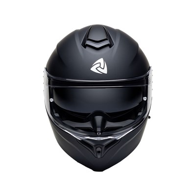 Nukro 938-SV Solid Matte Black Çene Açılır Kask 