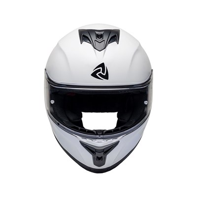 Nukro 986-A Solid Glossy White Kapalı Kask 
