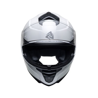 Nukro 987 Solid Glossy White Kapalı Kask 