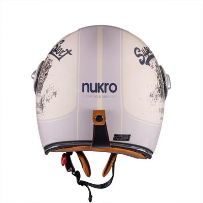 Nukro B-108 Super Sport Cream-Grey Açık Kask 