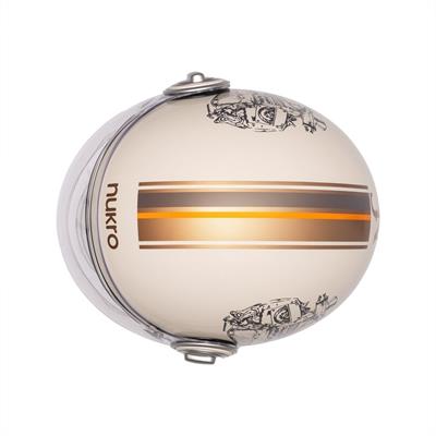 Nukro B-108 Super Sport Cream-Orange Açık Kask 