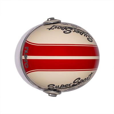 Nukro B-108 Super Sport Cream-Red Açık Kask 