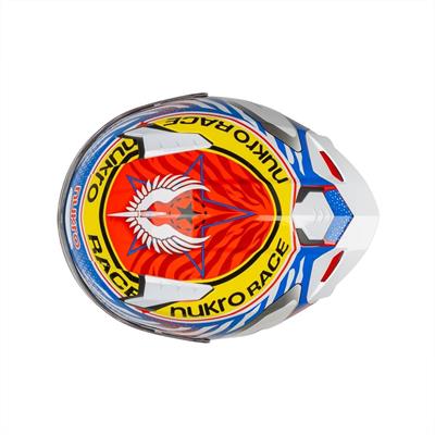 Nukro B-506 Force Red-Blue-Yellow Kapalı Kask 