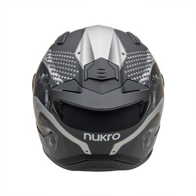Nukro B-506 Level Black-Grey Kapalı Kask 
