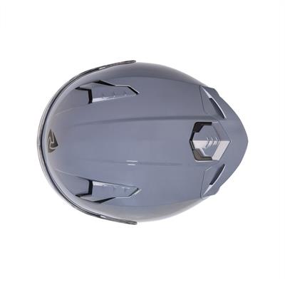 Nukro B-506 Solid Gloss Grey Kapalı Kask 