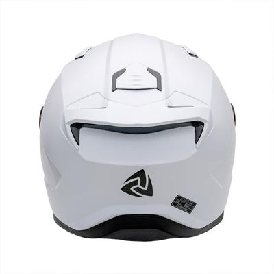 Nukro B-506 Solid Gloss White Kapalı Kask 
