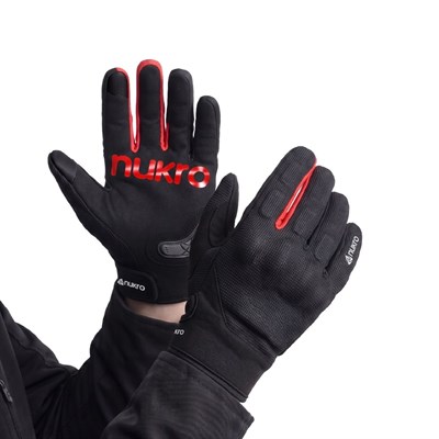 NUKRO ERVO AIR Yazlık Motosiklet Eldiveni - Kırmızı