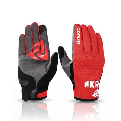 NUKRO ERVO GRIP Yazlık Motosiklet Eldiveni - Kırmızı