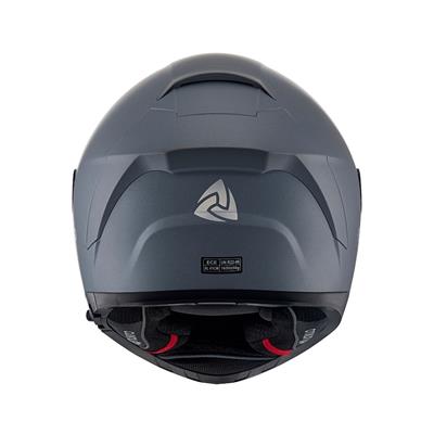 Nukro YM-853 Solid Matt Silver Kapalı Kask
