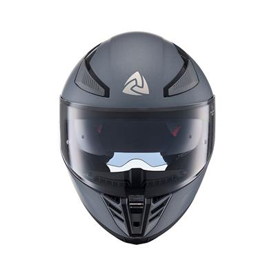 Nukro YM-853 Solid Matt Silver Kapalı Kask