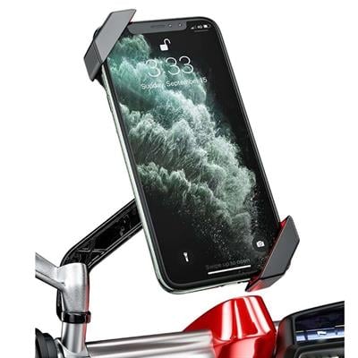 Nukrotech MLS Ayna Dibi Bağlantılı Motosiklet Telefon Tutucu