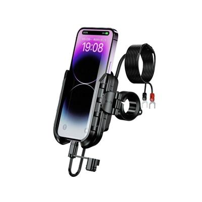 Nukrotech MR PLUS TYPE C Şarjlı Motosiklet Telefon Tutucu