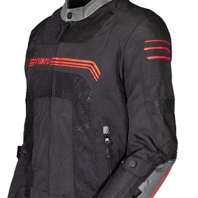 Nukrowear Guardio Kırmızı Erkek 3 Mevsim Motosiklet Ceketi