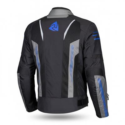 Nukrowear Guardio Mavi Erkek 3 Mevsim Motosiklet Ceketi