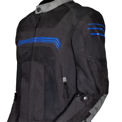 Nukrowear Guardio Mavi Erkek 3 Mevsim Motosiklet Ceketi