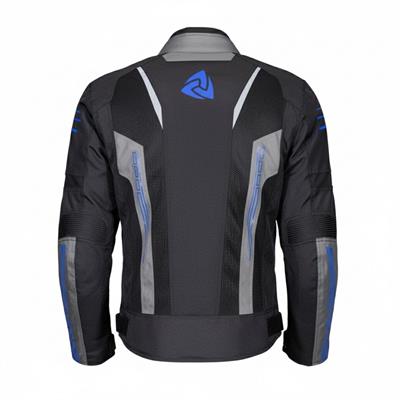 Nukrowear Guardio Mavi Erkek 3 Mevsim Motosiklet Ceketi