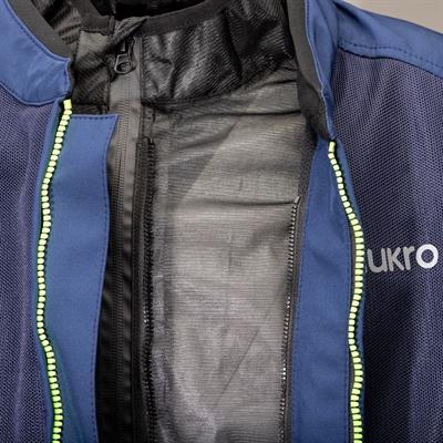 Nukrowear Jasper Mavi Softshell Erkek Motosiklet Ceketi