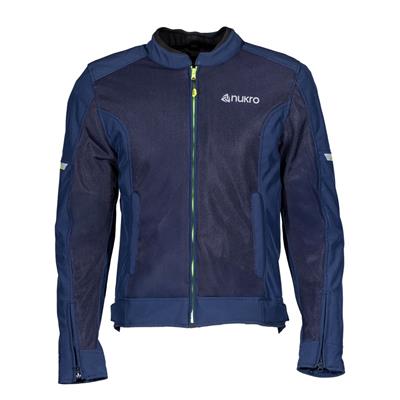 Nukrowear Jasper Mavi Softshell Erkek Motosiklet Ceketi