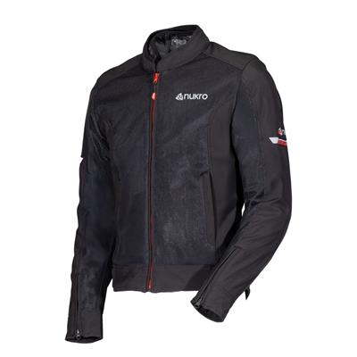 Nukrowear Jasper Siyah Softshell Erkek Motosiklet Ceketi