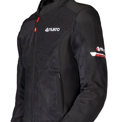 Nukrowear Jasper Siyah Softshell Erkek Motosiklet Ceketi