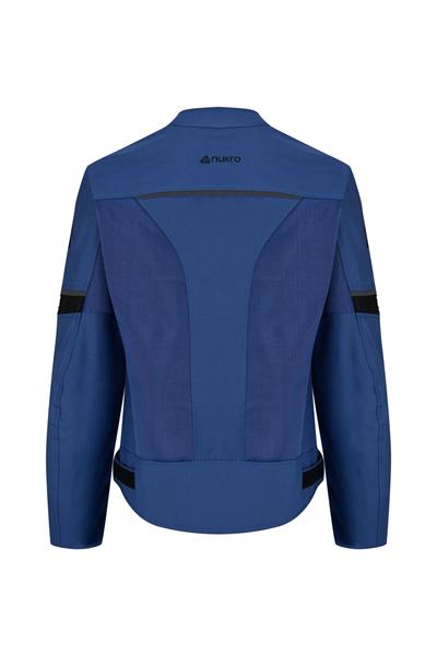 Nukrowear Sprint Mavi Yazlık Fileli Erkek Motosiklet Montu