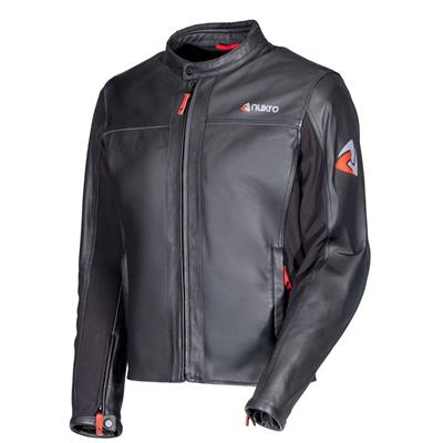 Nukrowear Street Korumalı Deri Motosiklet Montu