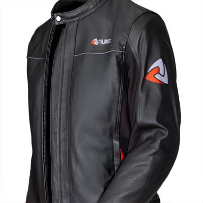 Nukrowear Street Korumalı Deri Motosiklet Montu