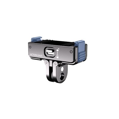 QUICKDOCK QDX4-A3 Manyetik ve Kilitli Aksiyon Kamera Montaj Adaptörü 1/4 Dişli – Action 3/4/5 Pro Uyumlu