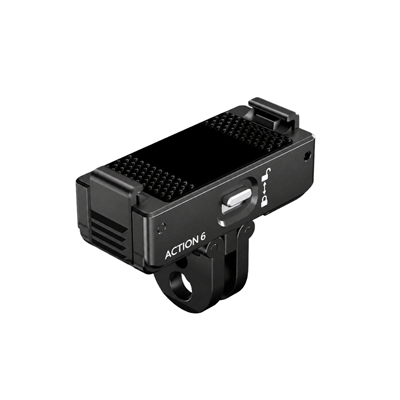 QUICKDOCK QDX4-A6 Manyetik ve Kilitli Aksiyon Kamera Montaj Adaptörü 1/4 Dişli – Action 6 Uyumlu