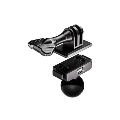 QUICKDOCK QDX5-BD Manyetik ve Kilitli Aksiyon Kamera Montaj Adaptörü Standart Bağlantılı – 25mm Toplu Mafsal Uyumlu – Değiştirilebilir Aksiyon Kamera Bağlantılı