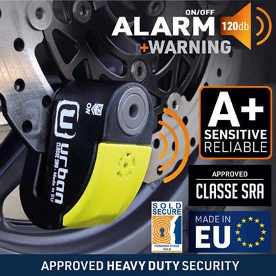 URBAN SECURITY UR10 SRA ALARMLI DİSK KİLİDİ
