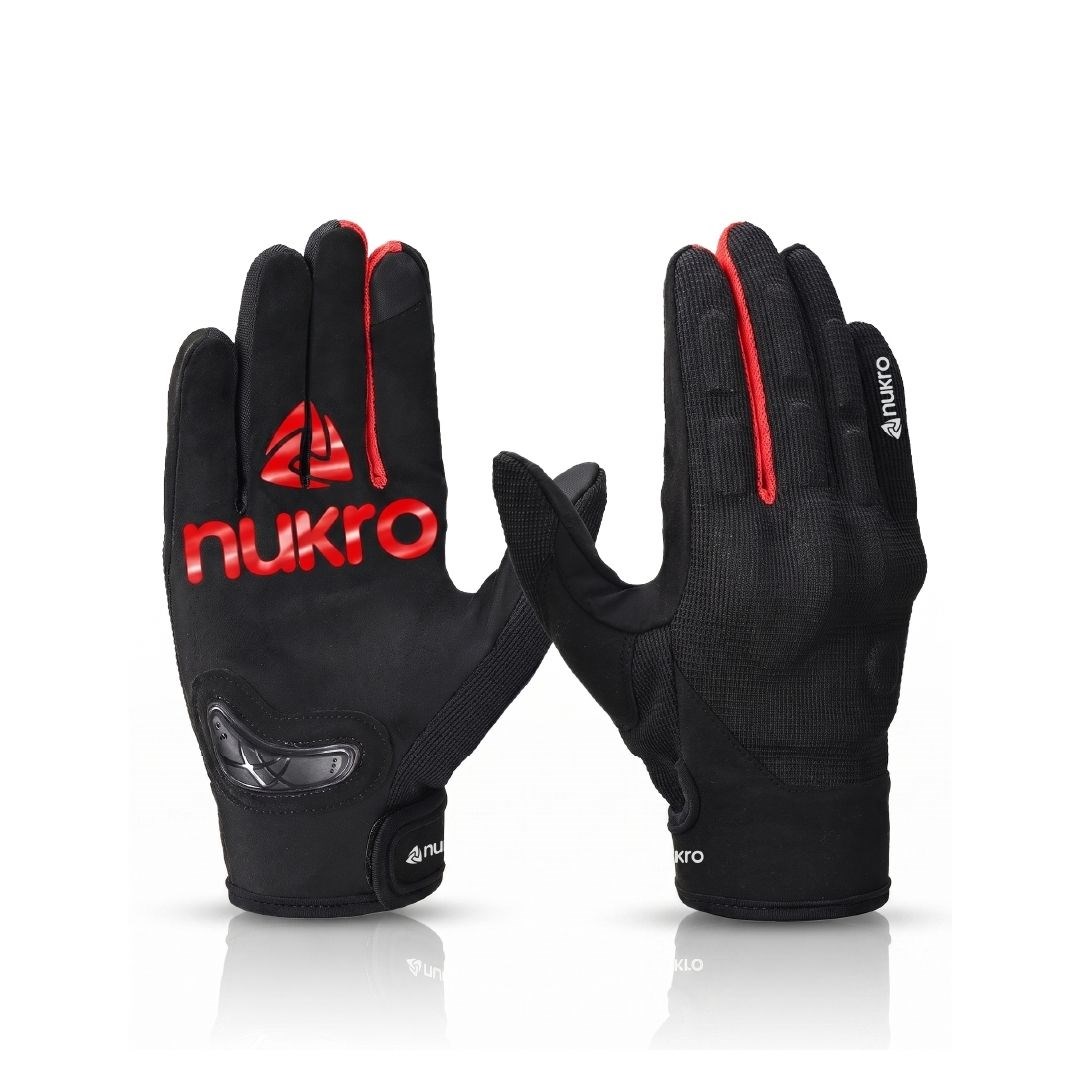 NUKRO ERVO AIR Yazlık Motosiklet Eldiveni - Kırmızı