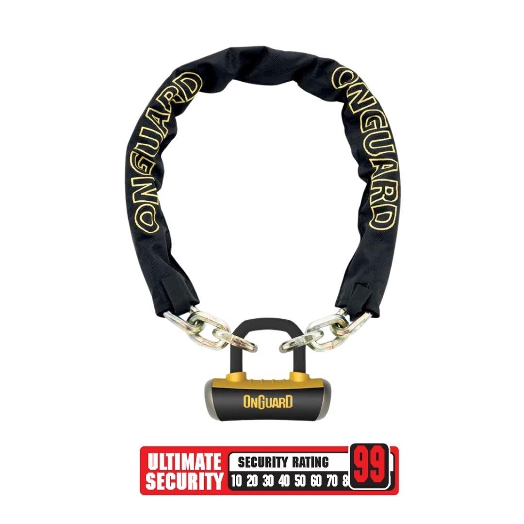 Onguard Mastiff  Zincir ve 16,8mm Boxxer Kilit 8016 LX 180cmX14mm