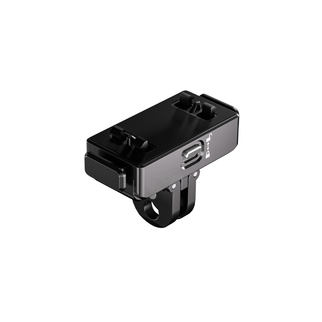 QUICKDOCK QDX5-A Manyetik ve Kilitli Aksiyon Kamera Montaj Adaptörü 1/4 Dişli 