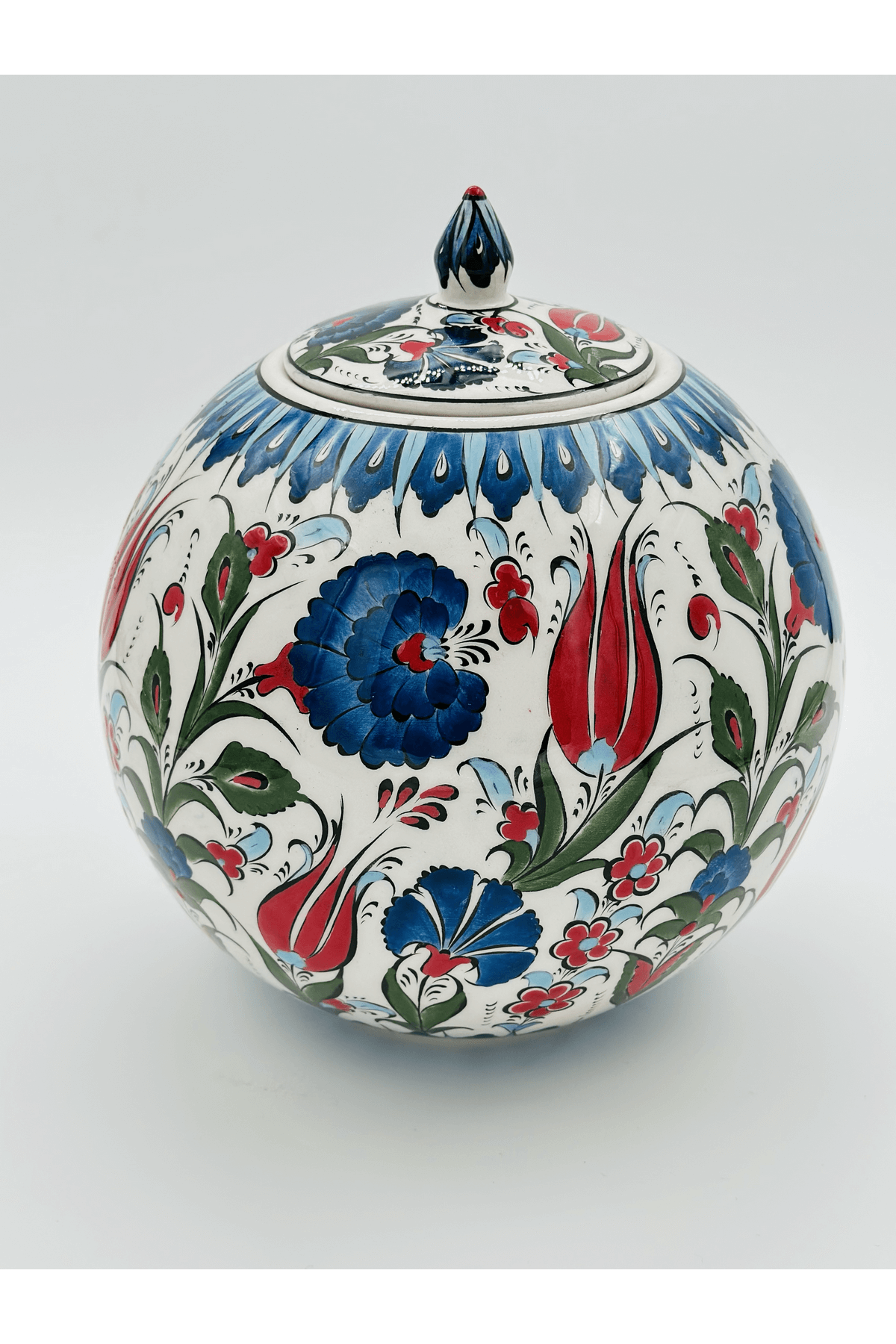 Handmade Decorative Ceramic Vase Jar With Lid 