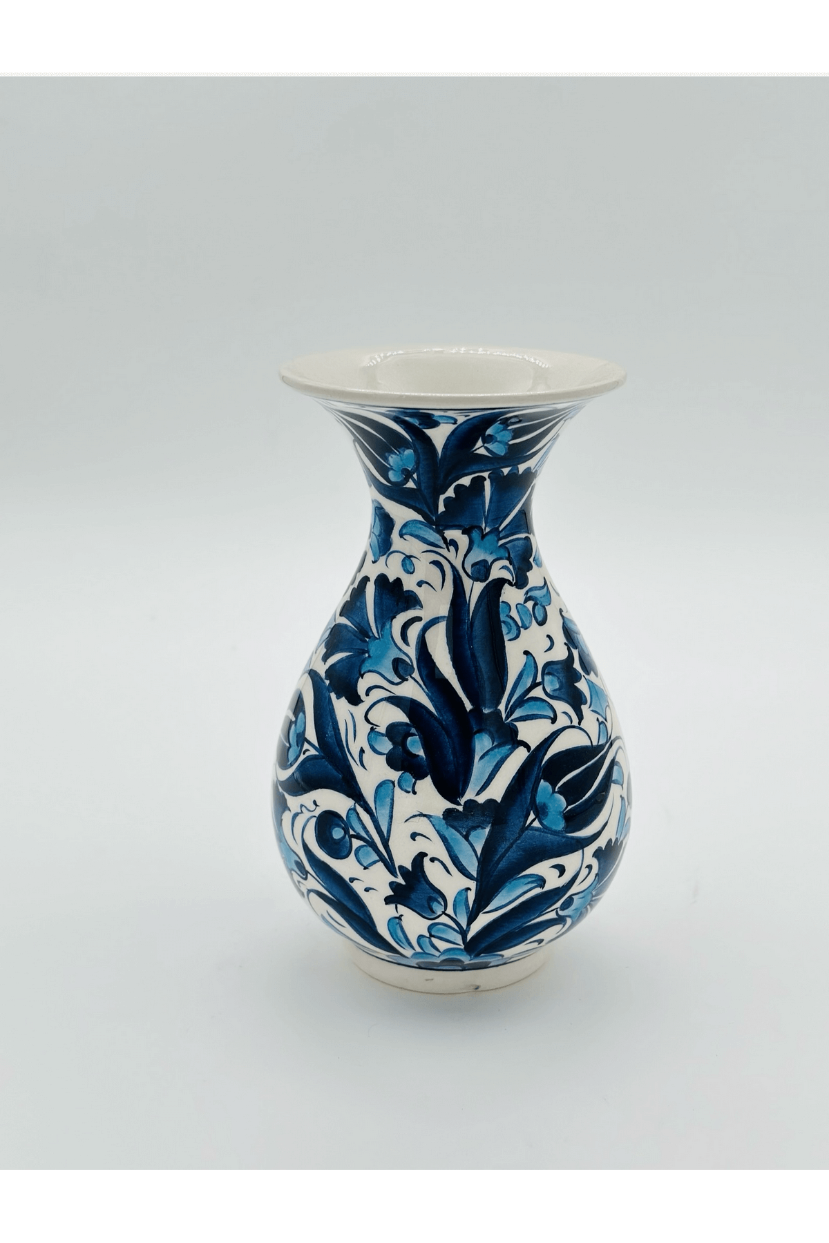 Handmade Turkish Ceramic Vase,Large Decorative Vase,Handmade Ceramic Jar With Lid,Centerpiece Vase,Table Top Decor,Home Decor