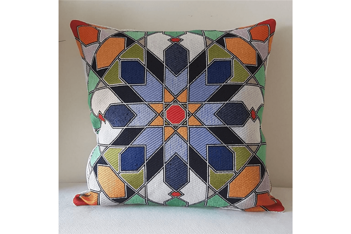 High Quality 4 Pieces Pillow Case with Elegant Hand-Woven Pattern. Hand Woven Pillow Case | pillow | 100% cotton decorative throw pillows, 40X40