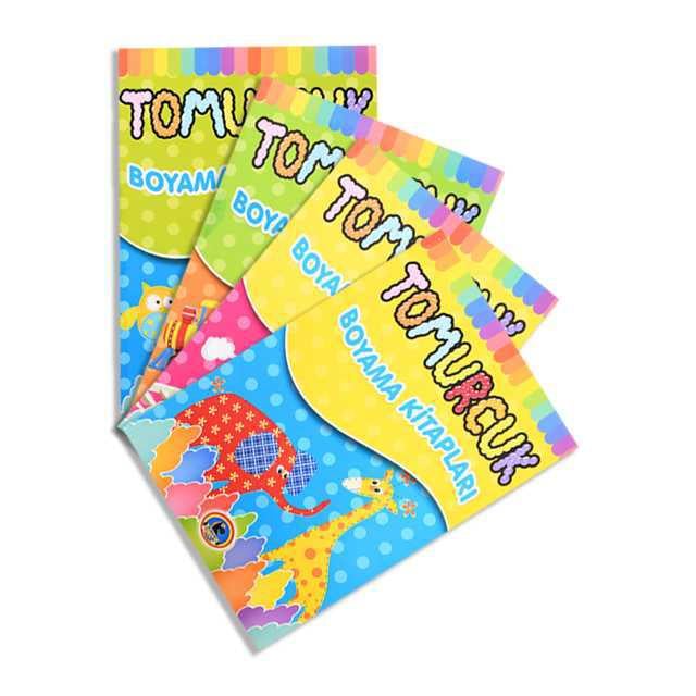 4E Tomurcuk Boyama Kitabı 64 Sayfa