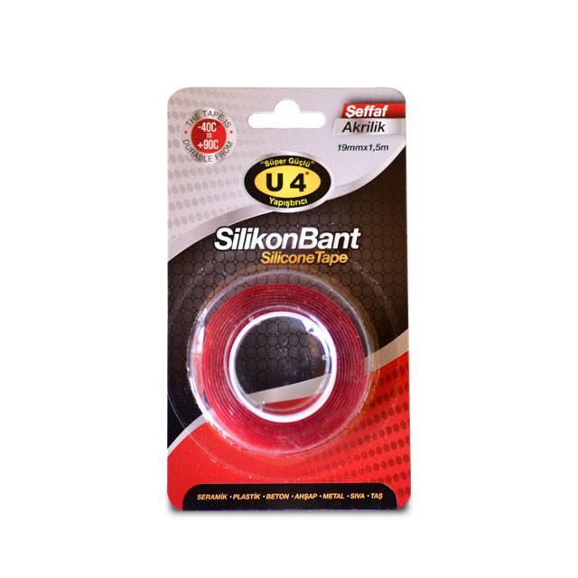 Alfa 18 mm x 1,5 mt Silikon Çift Taraflı Bant