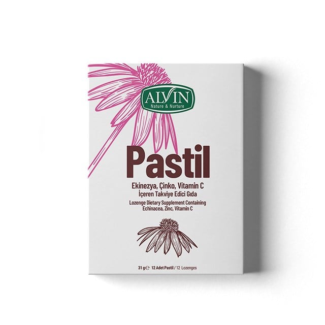 Alvin Pastil Ekinezya - Çinko - Vitamin C 31 gr