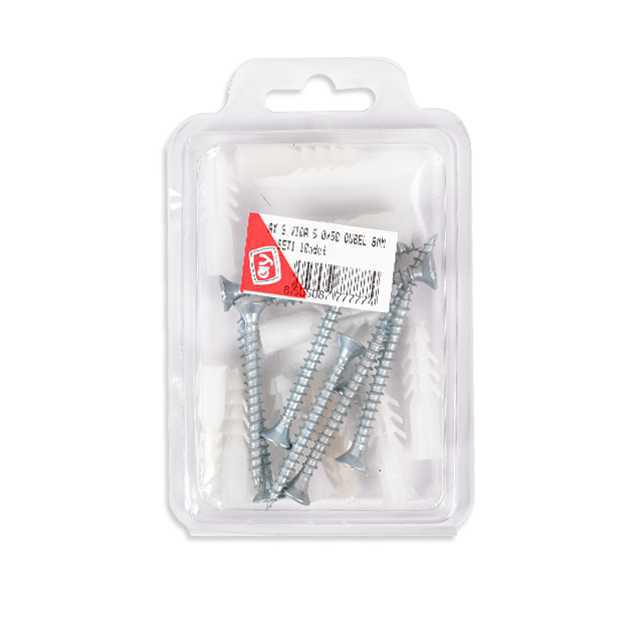 Ayt 5x50 8mm Dubel S.Vida Seti 10 Adet