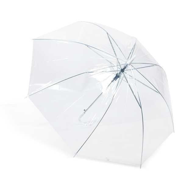 Baston 8-Telli Şeffaf Şemsiye