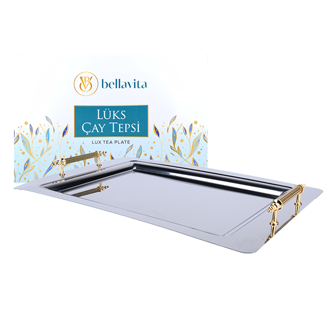 BELLAVITA CELIK DIKDORTGEN TEPSI